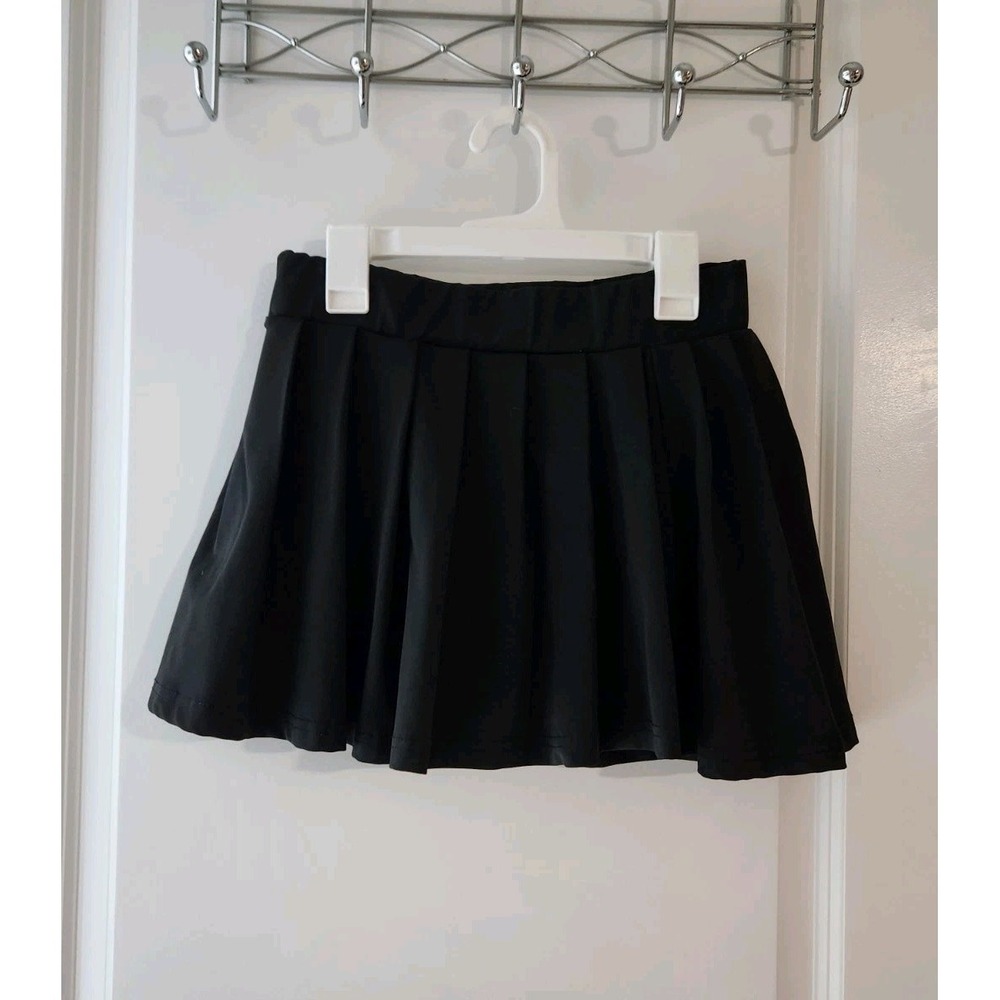 CULT FAVORITE Women's Skort black‎ pleated mini skirt Size S